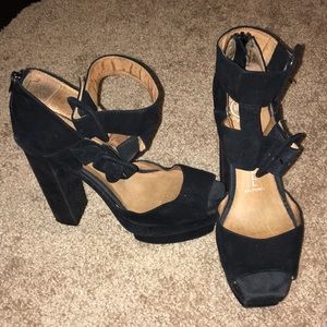 Jeffrey Campbell Multi Buckle Strappy Heels